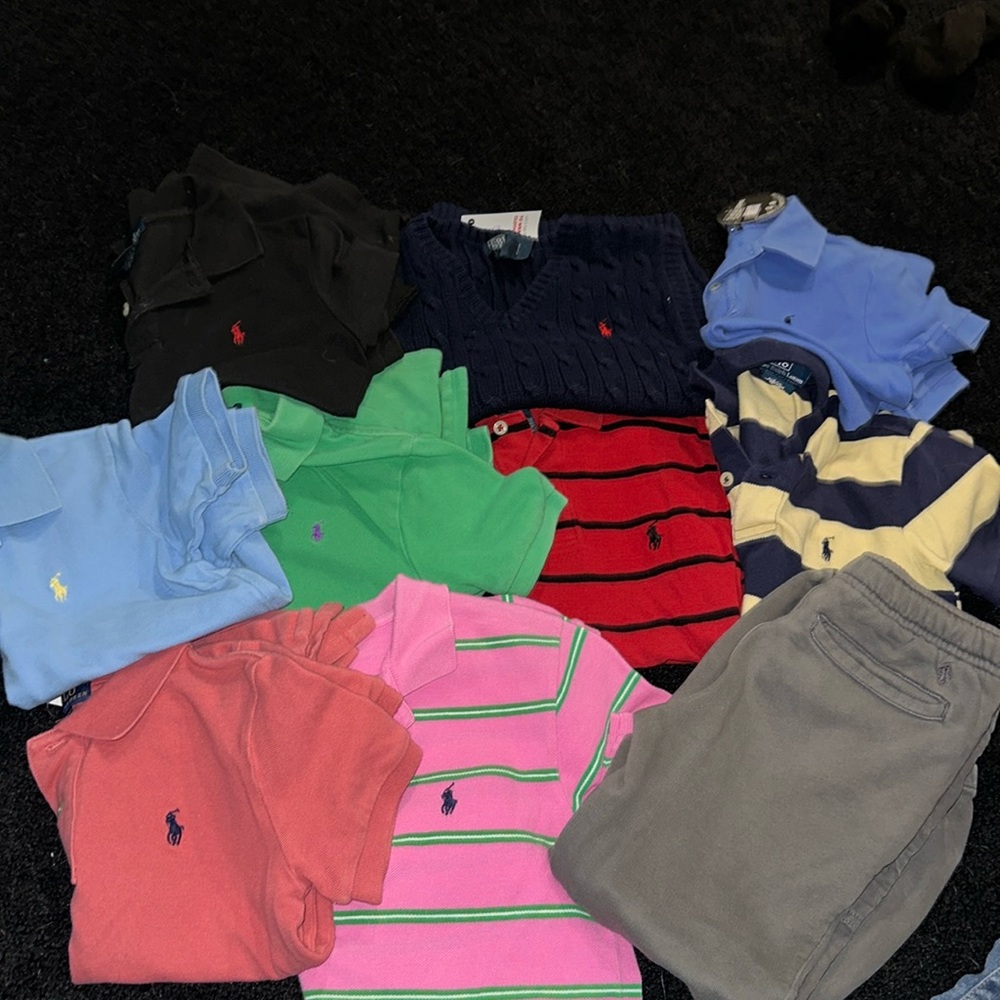 Ralph Lauren polo LOT kids 10 pieces